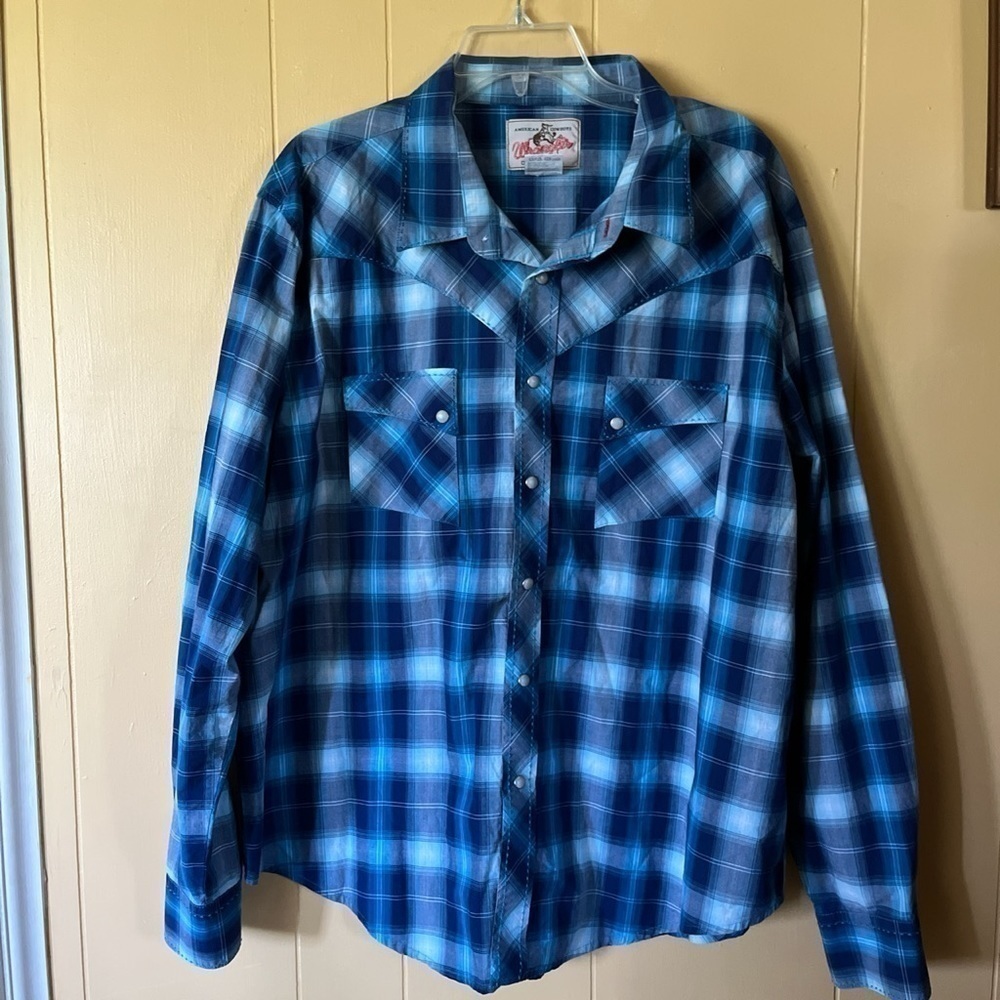 Western Wrangler Men’s XXL Pearl Snap Shirt